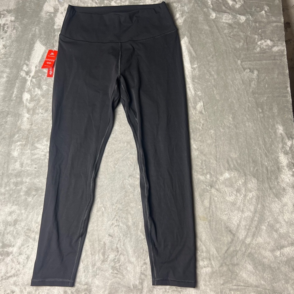 Ewedoos Womens Leggings 2XL Black High Waisted Yoga Running Activewear Fitness